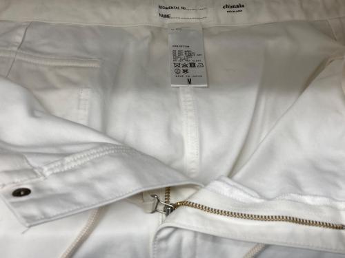 chimala（チマラ）chimala (チマラ) カバーパンツ ホワイト サイズ:Mの古着・服飾アイテム