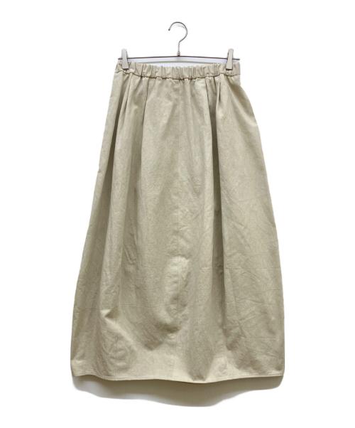 KAGURE（カグレ）KAGURE (カグレ) コットンコクーンスカート ベージュ サイズ:Freeの古着・服飾アイテム