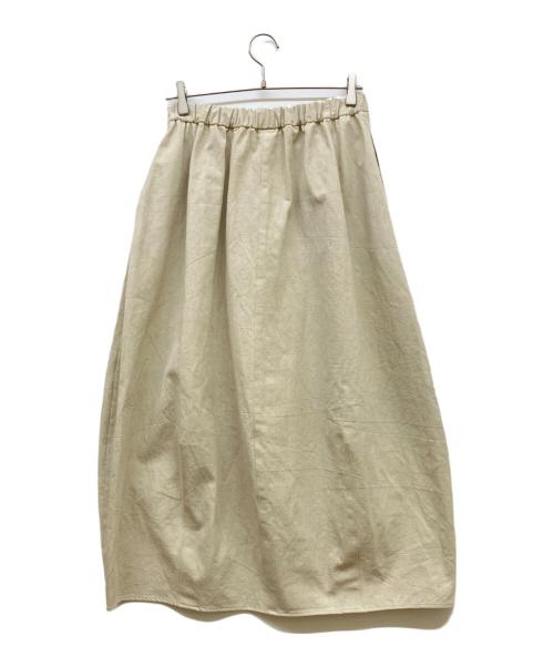 KAGURE（カグレ）KAGURE (カグレ) コットンコクーンスカート ベージュ サイズ:Freeの古着・服飾アイテム