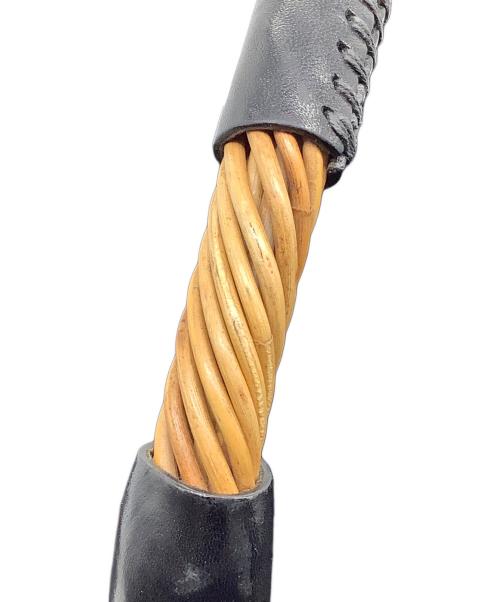 ebagos（エバゴス）ebagos (エバゴス) カゴバッグ ベージュ×ブラックの古着・服飾アイテム