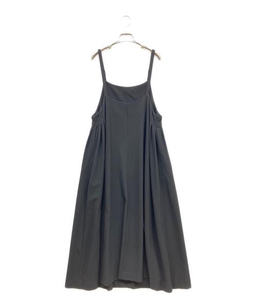 kurashi&trips publishing（クラシアンドトリップス パブリッシング）kurashi&trips publishing (クラシアンドトリップス パブリッシング) サイドタックのサロペットスカート ブラック サイズ:SIZE Mの古着・服飾アイテム