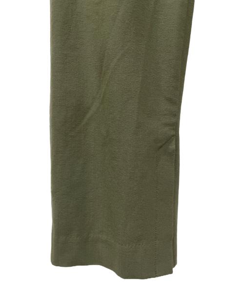 Little suzie（リトルスージー）Little suzie (リトルスージー) Stretch Wool Straight Fit Slit Trousers グリーン サイズ:36の古着・服飾アイテム
