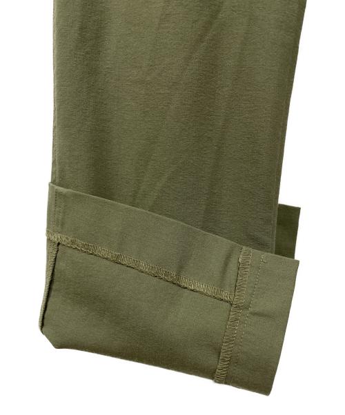Little suzie（リトルスージー）Little suzie (リトルスージー) Stretch Wool Straight Fit Slit Trousers グリーン サイズ:36の古着・服飾アイテム