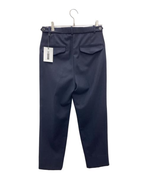 H BEAUTY&YOUTH（エイチ ビューティー&ユース）H BEAUTY&YOUTH (エイチ ビューティー&ユース) NAVY FLANNEL DINNER NOP PANTS ネイビー サイズ:Sの古着・服飾アイテム