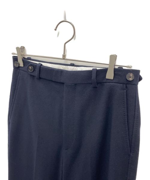 H BEAUTY&YOUTH（エイチ ビューティー&ユース）H BEAUTY&YOUTH (エイチ ビューティー&ユース) NAVY FLANNEL DINNER NOP PANTS ネイビー サイズ:Sの古着・服飾アイテム
