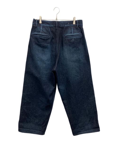 MINEDENIM（マインデニム）MINEDENIM (マインデニム) ユーズド加工ワイドワークデニム インディゴ サイズ:6の古着・服飾アイテム