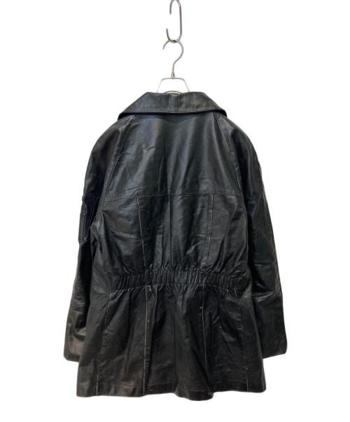 POLIZIA（ポリジア）POLIZIA (ポリジア) ポリスマンレザージャケット ブラック サイズ:表記無しの古着・服飾アイテム