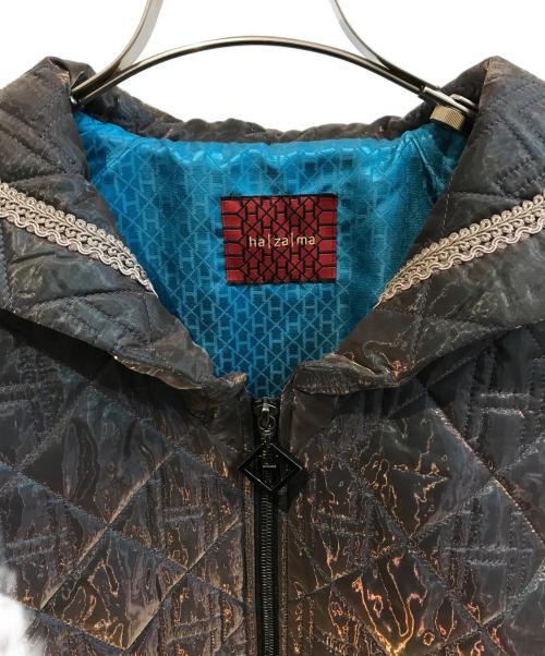 hazama（ハザマ）hazama (ハザマ) 夜空に駆ける透明彩度のキルティングセーラージャケット ブルー サイズ:Mの古着・服飾アイテム