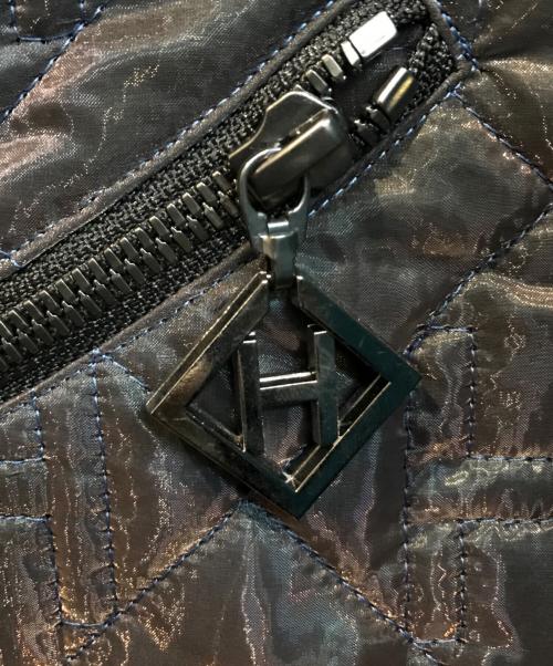 hazama（ハザマ）hazama (ハザマ) 夜空に駆ける透明彩度のキルティングセーラージャケット ブルー サイズ:Mの古着・服飾アイテム