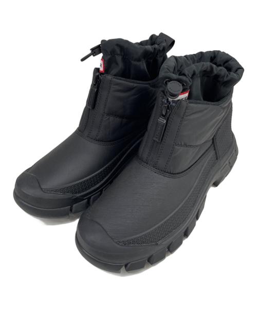 HUNTER（ハンター）HUNTER (ハンター) INTREPID ANKLE ZIP SNOW BOOT ブラック サイズ:25cmの古着・服飾アイテム