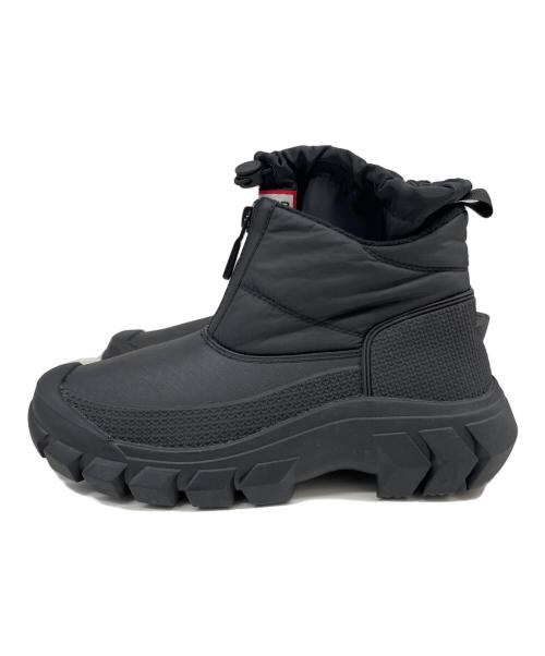 HUNTER（ハンター）HUNTER (ハンター) INTREPID ANKLE ZIP SNOW BOOT ブラック サイズ:25cmの古着・服飾アイテム