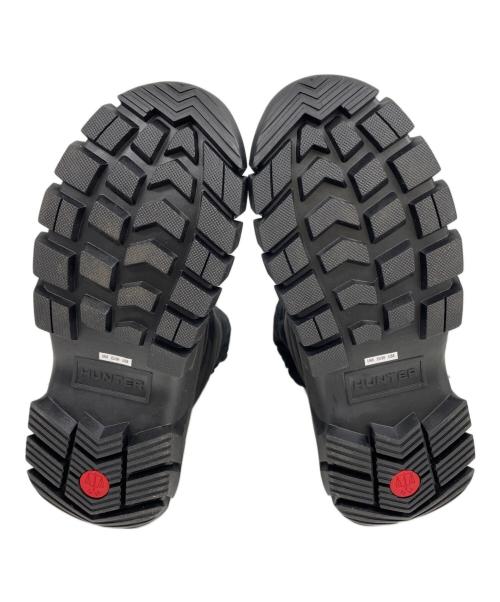 HUNTER（ハンター）HUNTER (ハンター) INTREPID ANKLE ZIP SNOW BOOT ブラック サイズ:25cmの古着・服飾アイテム