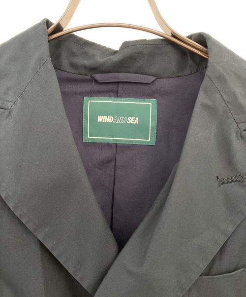 WIND AND SEA（ウィンダンシー）WIND AND SEA (ウィンダンシー) リネンダブルジャケット ネイビー サイズ:Mの古着・服飾アイテム