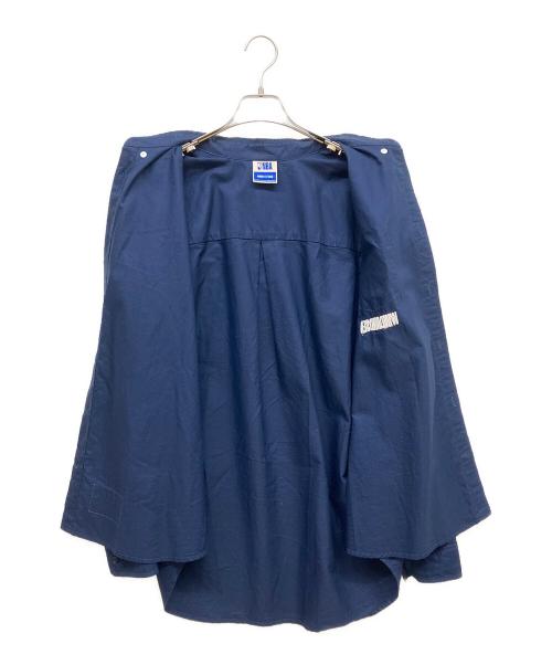WIND AND SEA（ウィンダンシー）WIND AND SEA (ウィンダンシー) NBA (エヌビーエー) ボタンダウンシャツ ネイビー サイズ:Mの古着・服飾アイテム