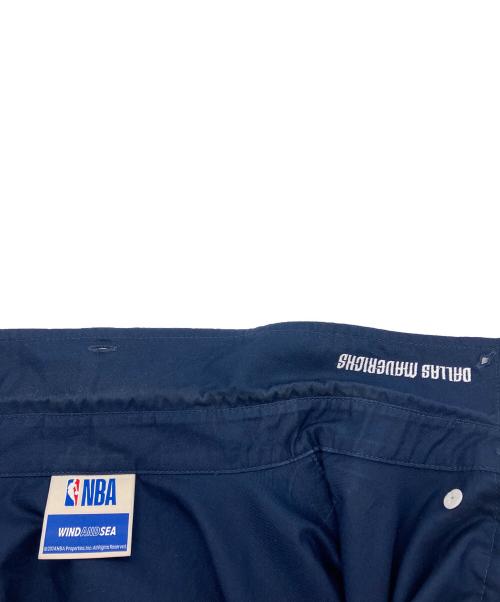 WIND AND SEA（ウィンダンシー）WIND AND SEA (ウィンダンシー) NBA (エヌビーエー) ボタンダウンシャツ ネイビー サイズ:Mの古着・服飾アイテム