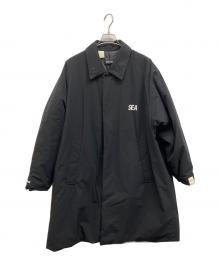 WIND AND SEA×N.HOOLYWOOD（ウィンダンシー×エヌ ハリウッド）の古着「BALMACAAN COAT　バルマカーンコート」｜ブラック