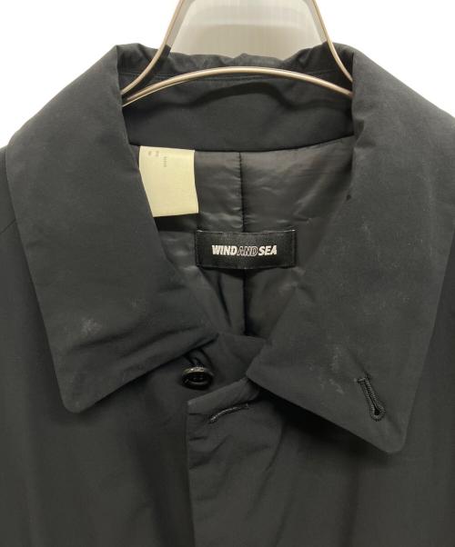 WIND AND SEA（ウィンダンシー）WIND AND SEA (ウィンダンシー) N.HOOLYWOOD (エヌ ハリウッド) BALMACAAN COAT　バルマカーンコート ブラック サイズ:Mの古着・服飾アイテム