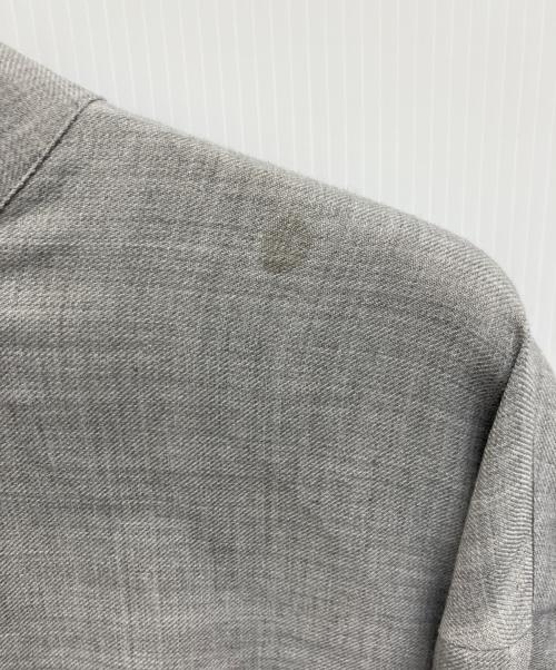 LE PHIL（ル フィル）LE PHIL (ル フィル) ドライウールスタンドブラウス グレー サイズ:Freeの古着・服飾アイテム