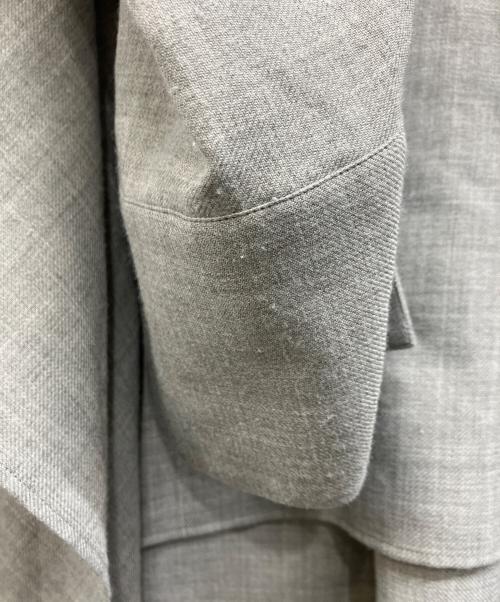 LE PHIL（ル フィル）LE PHIL (ル フィル) ドライウールスタンドブラウス グレー サイズ:Freeの古着・服飾アイテム