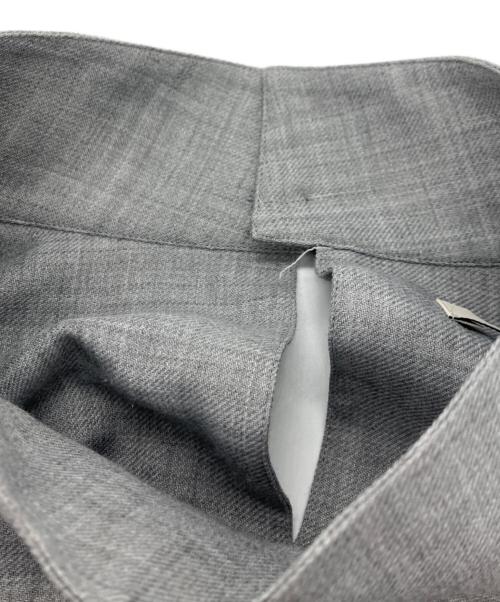 LE PHIL（ル フィル）LE PHIL (ル フィル) ドライウールスタンドブラウス グレー サイズ:Freeの古着・服飾アイテム