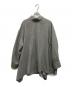 LE PHIL（ル フィル）の古着「ドライウールスタンドブラウス」｜グレー