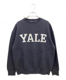 THE BOOK STORE（ザ ブックストア）の古着「YALE WOOL HAND KNITTING」｜ブラック