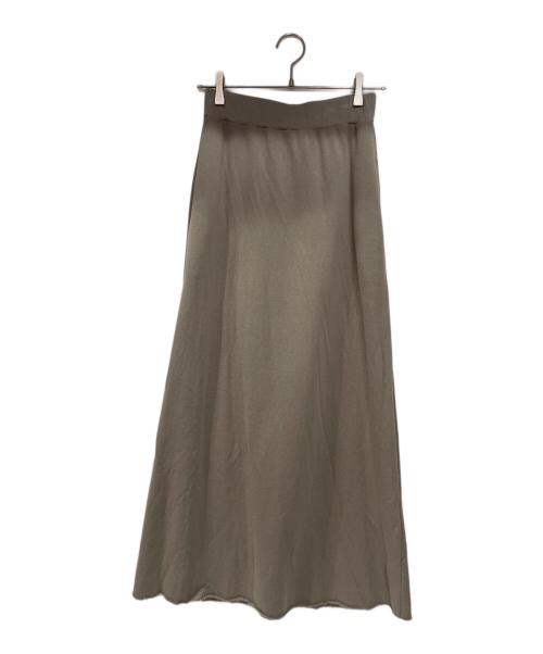 SLOANE（スローン）SLOANE (スローン) 30/10コットン裏毛 マキシスカート ベージュ サイズ:2の古着・服飾アイテム
