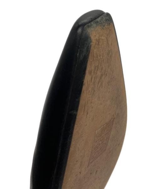 BOTTEGA VENETA（ボッテガベネタ）BOTTEGA VENETA (ボッテガベネタ) アーモンド スクエアトゥフラットパンプス ブラック サイズ:41の古着・服飾アイテム