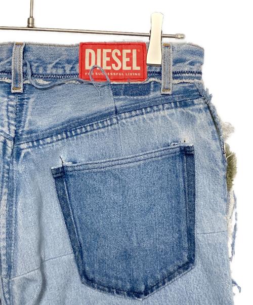 READYMADE（レディメイド）READYMADE (レディメイド) DIESEL RED TAG (ディーゼル レッドタグ) UNITED ARROWS & SONS (ユナイテッドアローズ アンド サンズ) ワイドレッグ デニム ライトブルー サイズ:32の古着・服飾アイテム