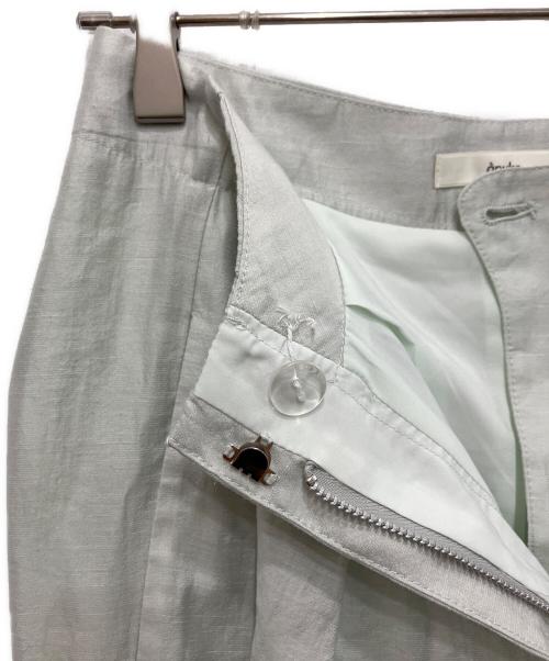 anuke（アンヌーク）anuke (アンヌーク) Sheer Tuck Pants（シアータックパンツ） ミント サイズ:36の古着・服飾アイテム