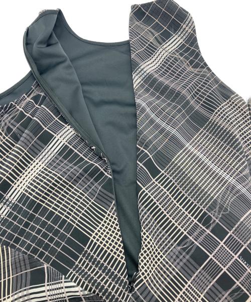 Ameri（アメリ）AMERI (アメリ) MEDI STRAIN CHECK DRESS   25SS　0225105931190 ブラック サイズ:Sの古着・服飾アイテム