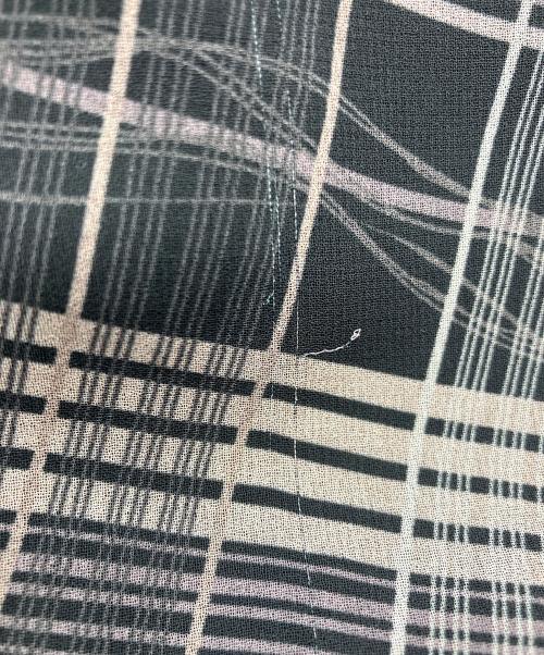 Ameri（アメリ）AMERI (アメリ) MEDI STRAIN CHECK DRESS   25SS　0225105931190 ブラック サイズ:Sの古着・服飾アイテム