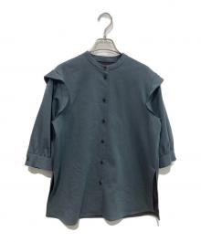 RIM.ARK（リムアーク）の古着「Shoulder design SH」｜グリーン
