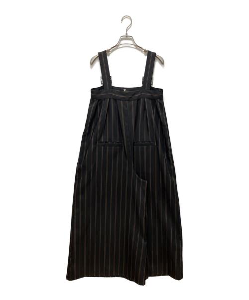 UN3D.（アンスリード）UN3D. (アンスリード) MULTI PINSTRIPE AIO ブラック サイズ:36の古着・服飾アイテム