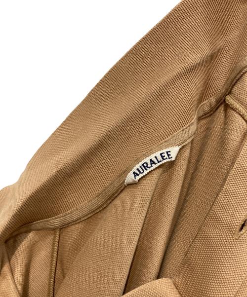 AURALEE（オーラリー）AURALEE (オーラリー) SUPER FINE COTTON PIQUE SHORT POLO　A23SP025K ブラウン サイズ:2の古着・服飾アイテム