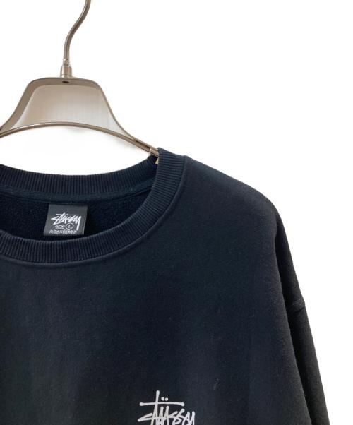 stussy（ステューシー）stussy (ステューシー) ロゴスウェット ブラック サイズ:Lの古着・服飾アイテム