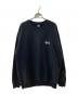 stussy（ステューシー）の古着「ロゴスウェット」｜ブラック