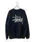 stussy (ステューシー) ロゴスウェット ブラック サイズ:L：6000円