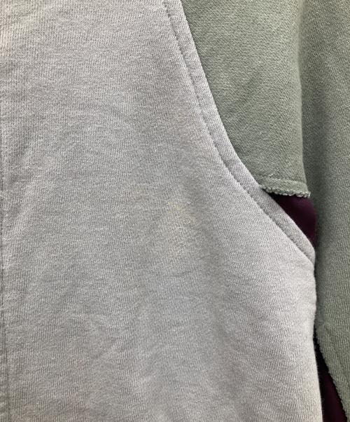 UNDERCOVER（アンダーカバー）UNDERCOVER (アンダーカバー) 異素材ドッキングプルオーバー カーキ サイズ:1の古着・服飾アイテム