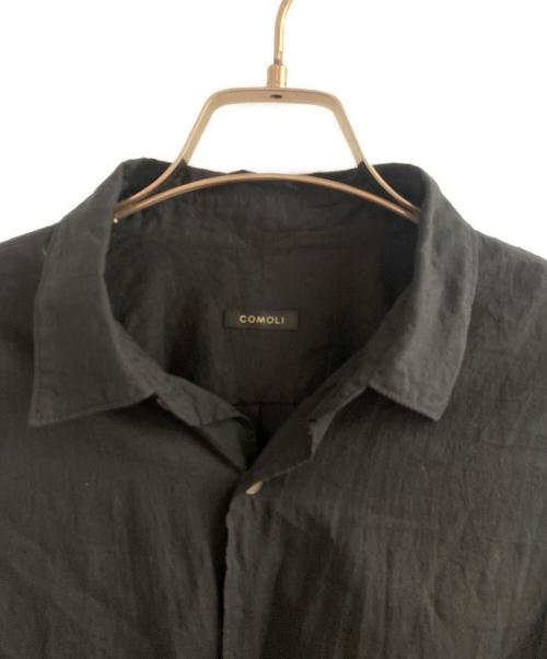 COMOLI（コモリ）COMOLI (コモリ) KHADIコットン コモリシャツ ブラック サイズ:4の古着・服飾アイテム