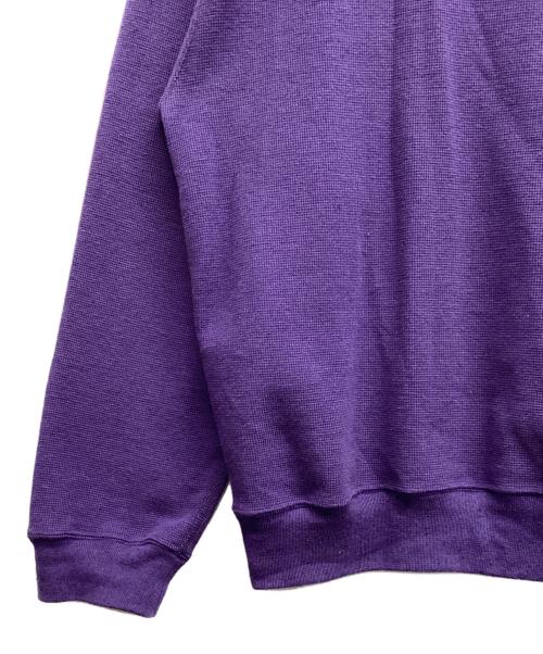 sanca（サンカ）Sanca (サンカ) コットンヘンプ サーフニットプルオーバー パープル サイズ:3の古着・服飾アイテム