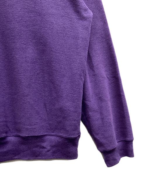 sanca（サンカ）Sanca (サンカ) コットンヘンプ サーフニットプルオーバー パープル サイズ:3の古着・服飾アイテム