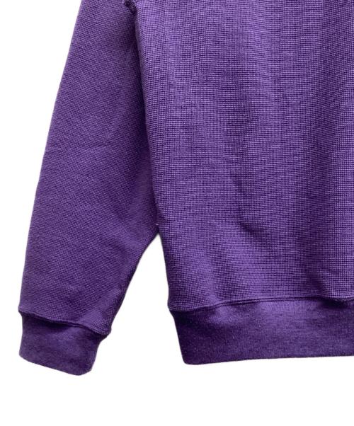 sanca（サンカ）Sanca (サンカ) コットンヘンプ サーフニットプルオーバー パープル サイズ:3の古着・服飾アイテム