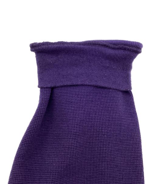 sanca（サンカ）Sanca (サンカ) コットンヘンプ サーフニットプルオーバー パープル サイズ:3の古着・服飾アイテム