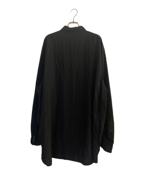 COMOLI（コモリ）COMOLI (コモリ) レーヨン ウエスタンシャツ ブラック サイズ:3の古着・服飾アイテム
