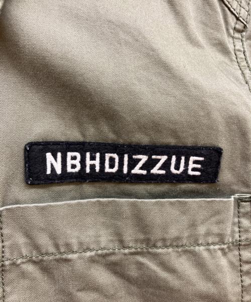Izzue plus Neighborhood（イズー・プラス・ネイバーフッド）Izzue plus Neighborhood (イズー・プラス・ネイバーフッド) ミリタリー長袖シャツ オリーブ サイズ:SIZE Lの古着・服飾アイテム