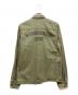 Izzue plus Neighborhood (イズー・プラス・ネイバーフッド) ミリタリー長袖シャツ オリーブ サイズ:SIZE L：5000円