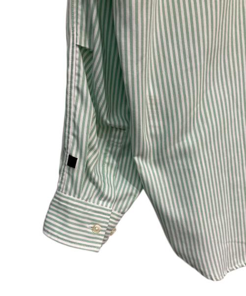 DAIWA PIER39（ダイワ ピア39）DAIWA PIER39 (ダイワ ピア39) TECH BUTTON DOWN SHIRTS L/S OXFORD グリーン×ホワイト サイズ:Sの古着・服飾アイテム