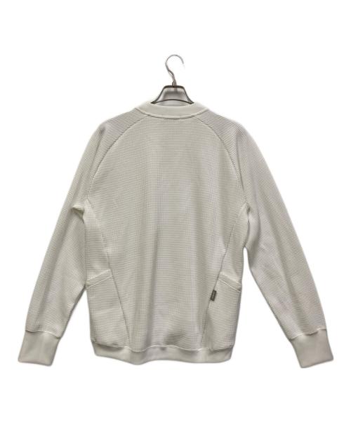 narifuri（ナリフリ）narifuri (ナリフリ) マルチワッフルクルーネックスウェット ホワイト サイズ:XLの古着・服飾アイテム