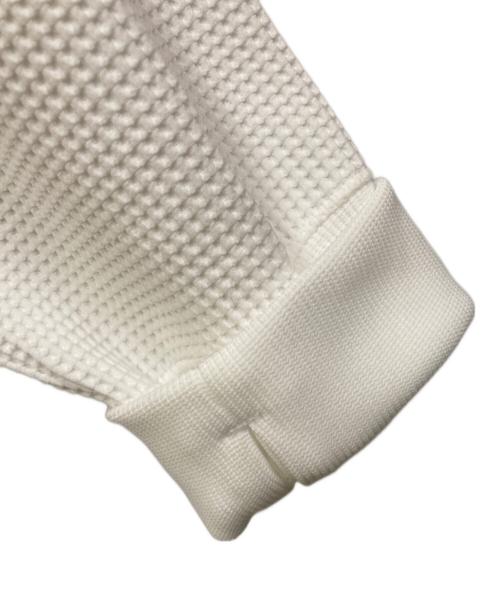 narifuri（ナリフリ）narifuri (ナリフリ) マルチワッフルクルーネックスウェット ホワイト サイズ:XLの古着・服飾アイテム